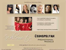 Tablet Screenshot of cosmopolitanpromotionalmodels.com